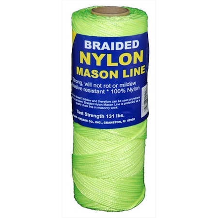 Number 1 Braided Nylon Mason With 250 Ft. In Fluorescent Yellow